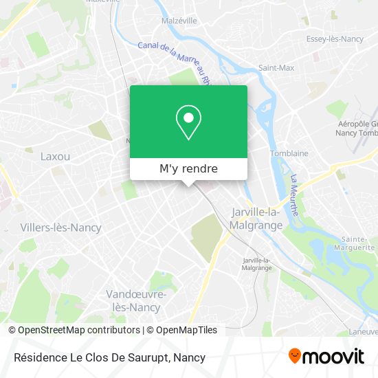Résidence Le Clos De Saurupt plan
