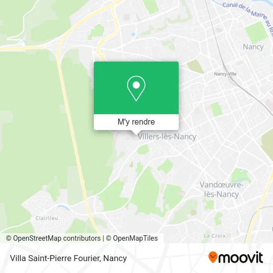 Villa Saint-Pierre Fourier plan