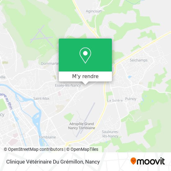 Clinique Vétérinaire Du Grémillon plan