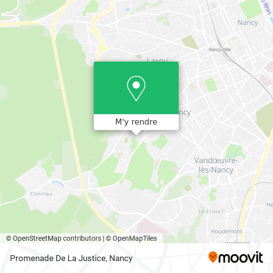 Promenade De La Justice plan