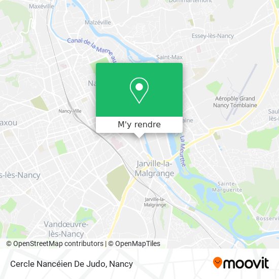 Cercle Nancéien De Judo plan