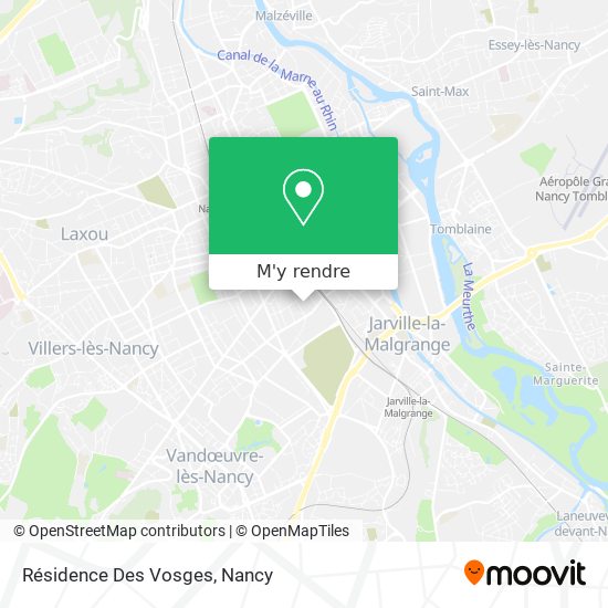 Résidence Des Vosges plan