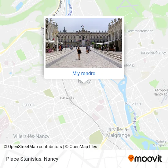 Place Stanislas plan