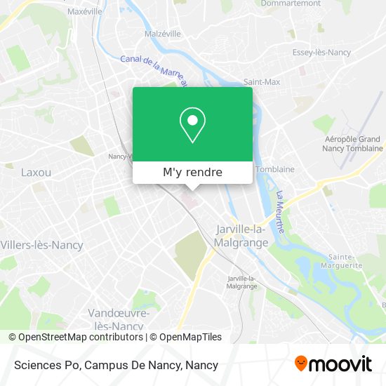 Sciences Po, Campus De Nancy plan