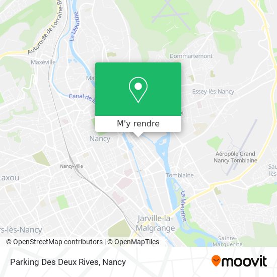 Parking Des Deux Rives plan