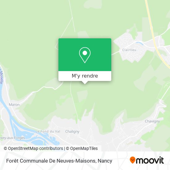 Forêt Communale De Neuves-Maisons plan