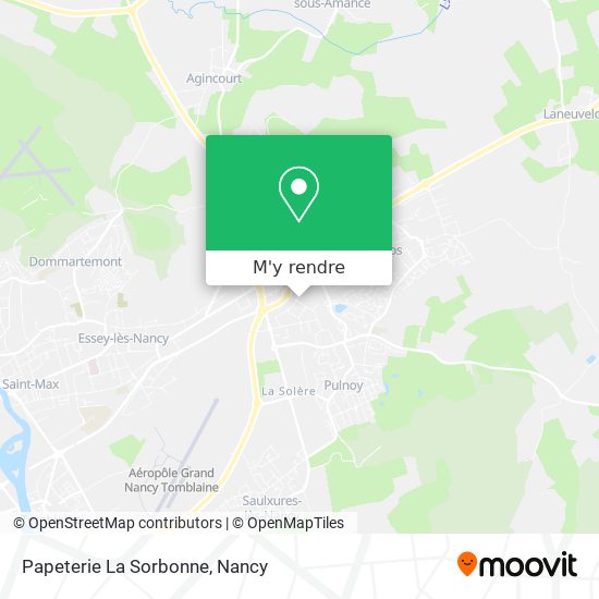 Papeterie La Sorbonne plan