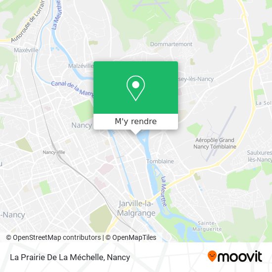 La Prairie De La Méchelle plan