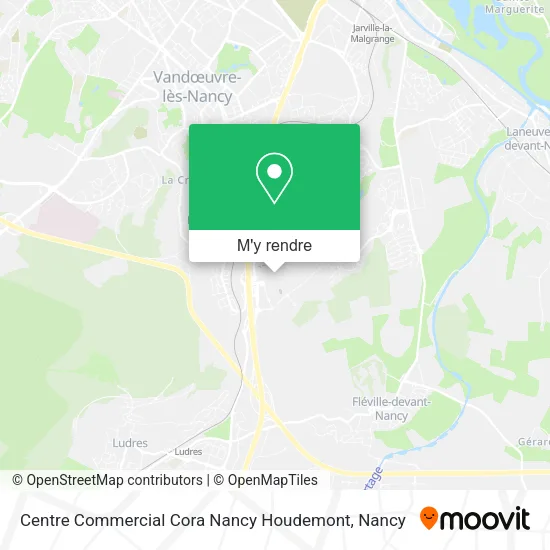 Centre Commercial Cora Nancy Houdemont plan