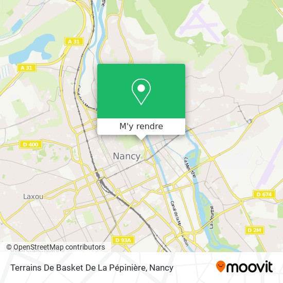 Terrains De Basket De La Pépinière plan