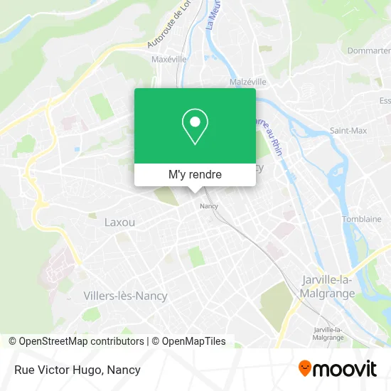 Rue Victor Hugo plan