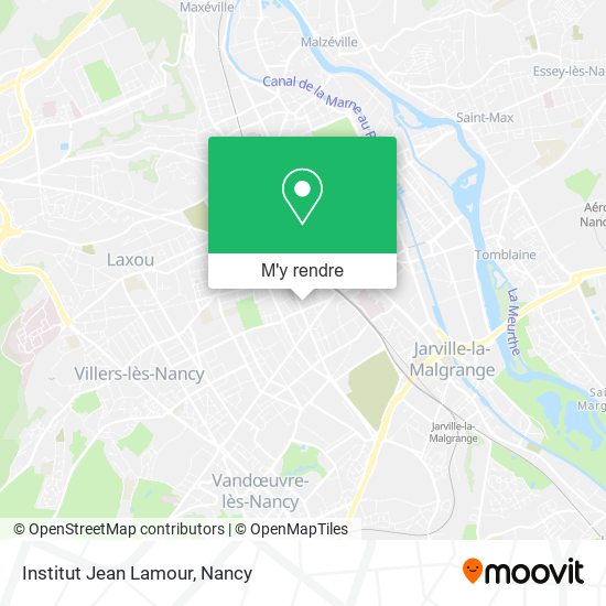 Institut Jean Lamour plan