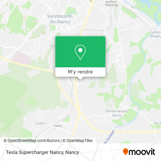 Tesla Supercharger Nancy plan