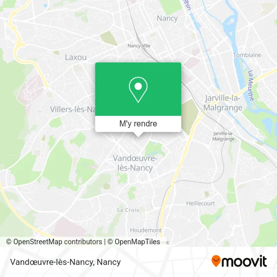 Vandœuvre-lès-Nancy plan
