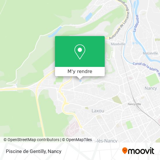 Piscine de Gentilly plan
