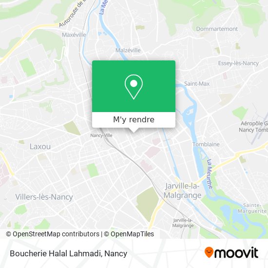 Boucherie Halal Lahmadi plan