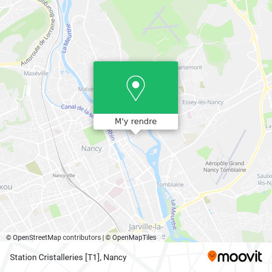 Station Cristalleries [T1] plan