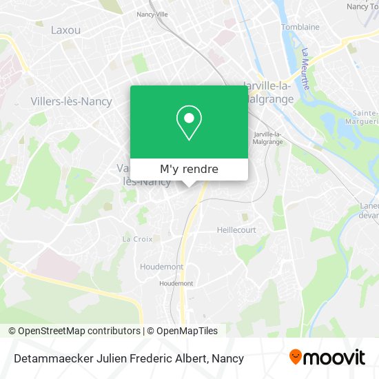 Detammaecker Julien Frederic Albert plan