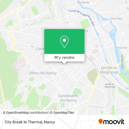 City Break le Thermal plan
