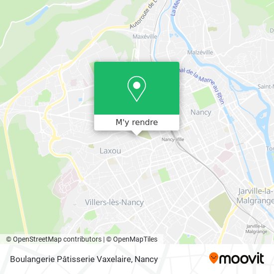 Boulangerie Pâtisserie Vaxelaire plan