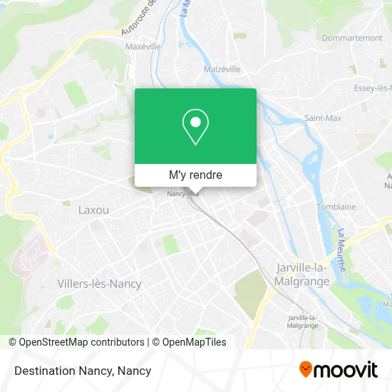 Destination Nancy plan