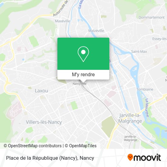 Place de la République (Nancy) plan