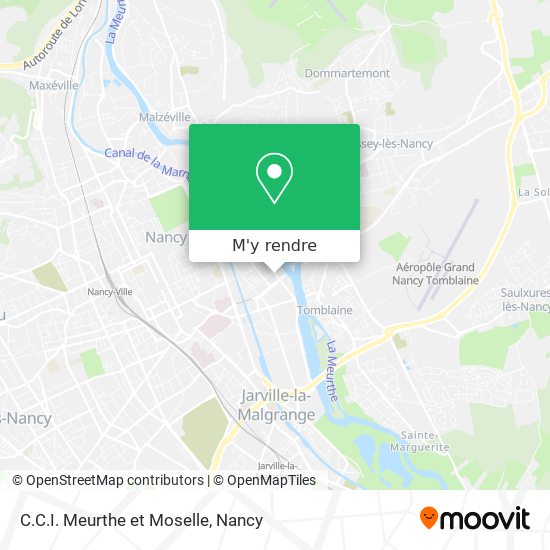 C.C.I. Meurthe et Moselle plan