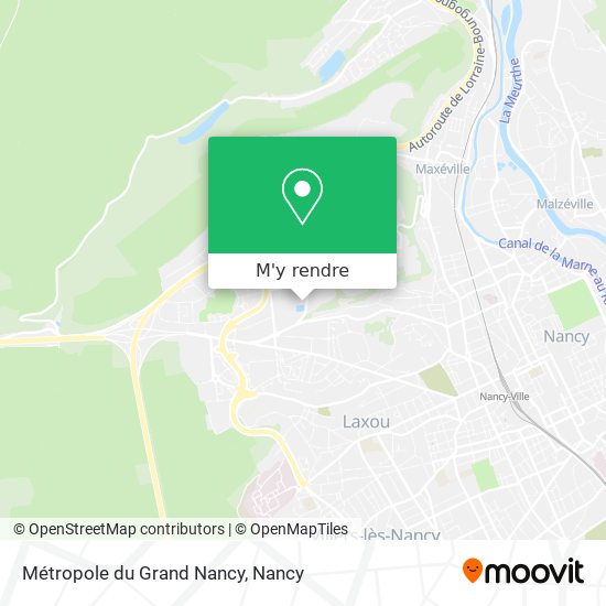 Métropole du Grand Nancy plan