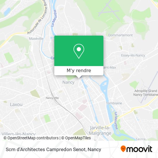 Scm d'Architectes Campredon Senot plan