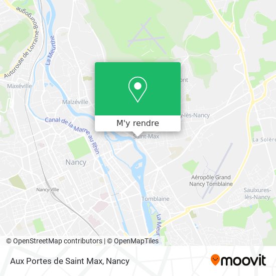 Aux Portes de Saint Max plan