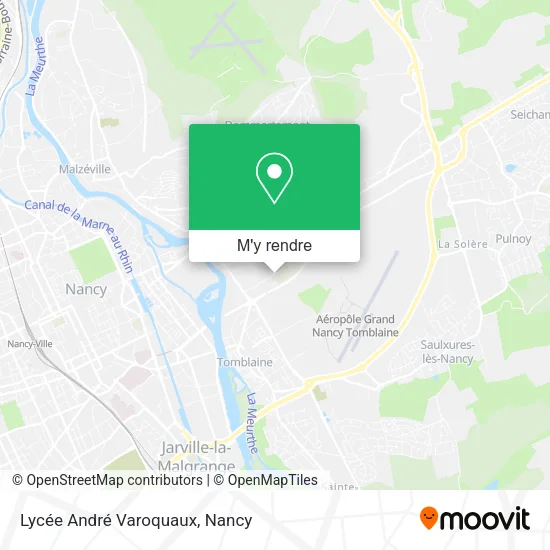 Lycée André Varoquaux plan