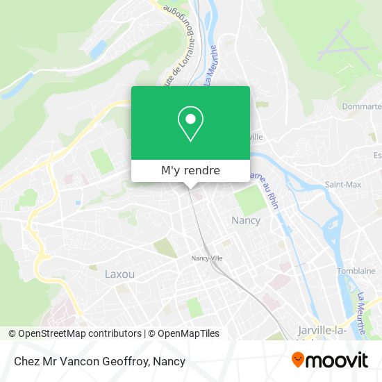 Chez Mr Vancon Geoffroy plan