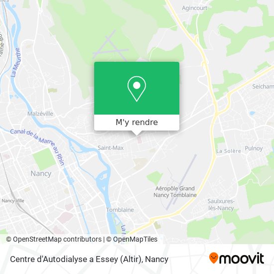 Centre d'Autodialyse a Essey (Altir) plan