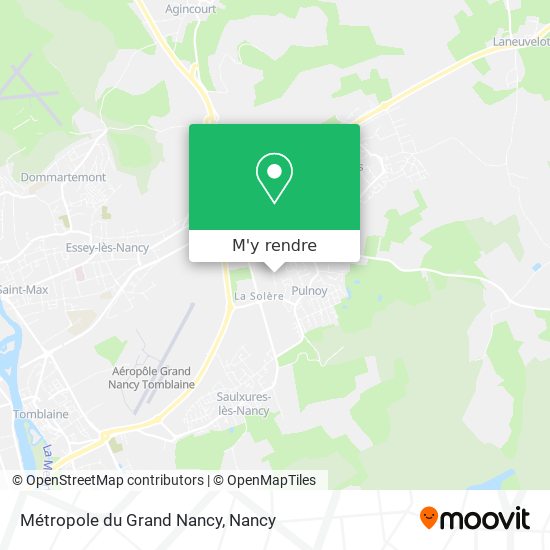 Métropole du Grand Nancy plan