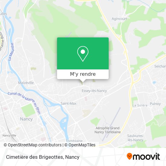 Cimetière des Brigeottes plan