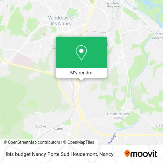 ibis budget Nancy Porte Sud Houdemont plan