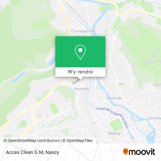 Accés Clean G.M plan