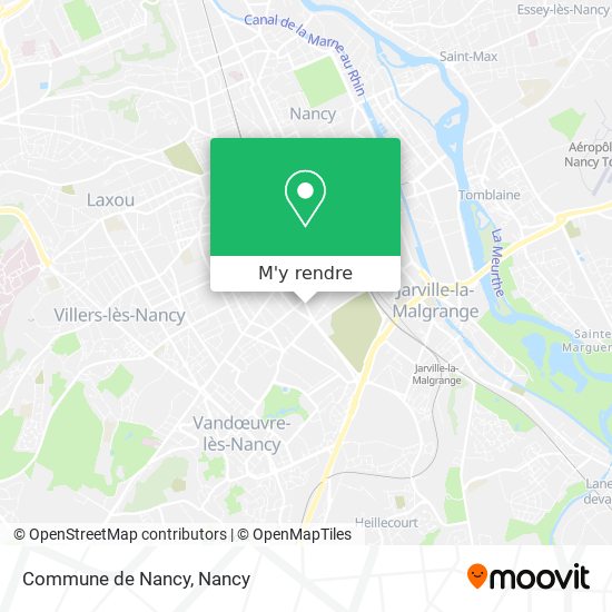 Commune de Nancy plan