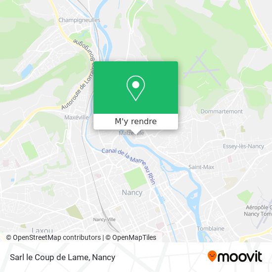 Sarl le Coup de Lame plan