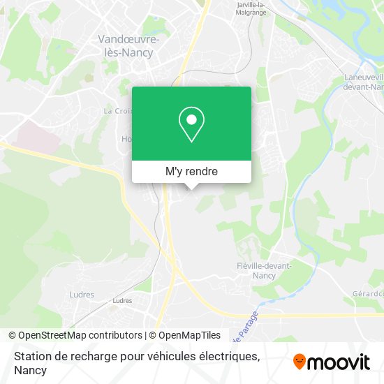 Station de recharge pour véhicules électriques plan