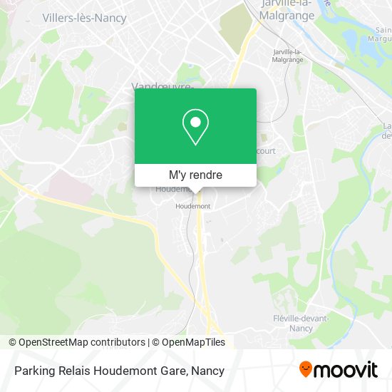 Parking Relais Houdemont Gare plan