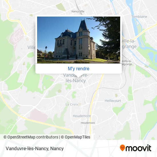 Vanduvre-lès-Nancy plan