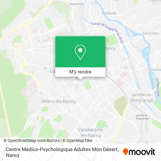 Centre Médico-Psychologique Adultes Mon Désert plan