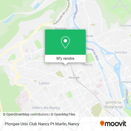 Plongee Univ Club Nancy Pt Marlin plan