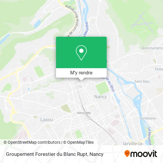 Groupement Forestier du Blanc Rupt plan
