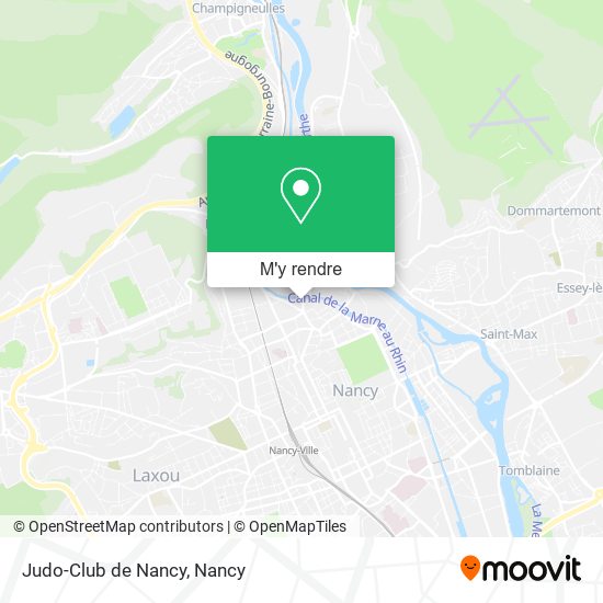 Judo-Club de Nancy plan