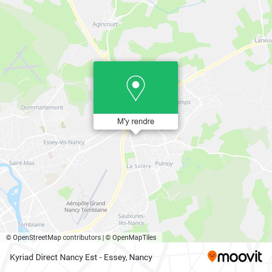 Kyriad Direct Nancy Est - Essey plan