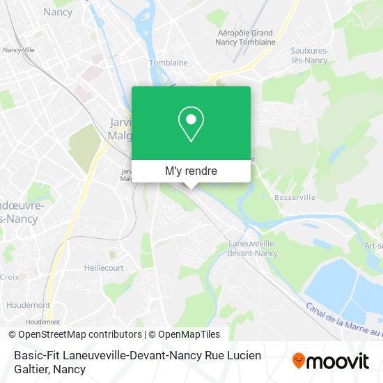 Basic-Fit Laneuveville-Devant-Nancy Rue Lucien Galtier plan