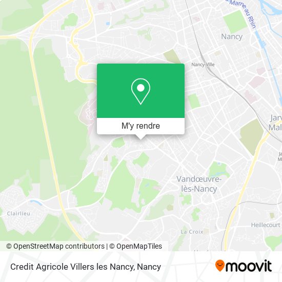 Credit Agricole Villers les Nancy plan
