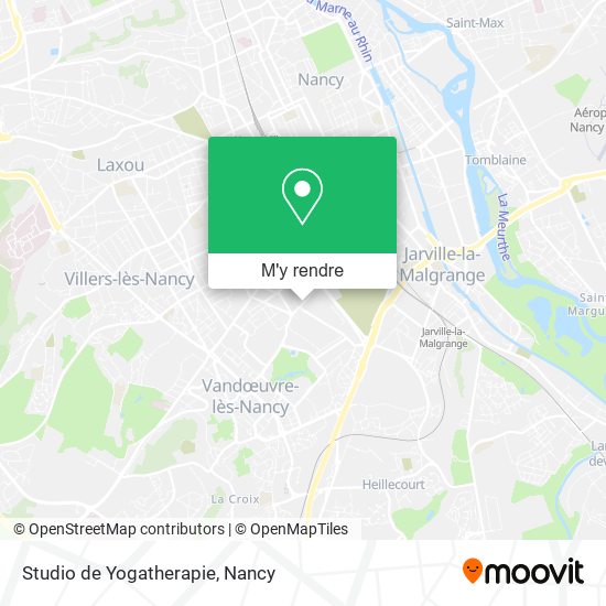 Studio de Yogatherapie plan